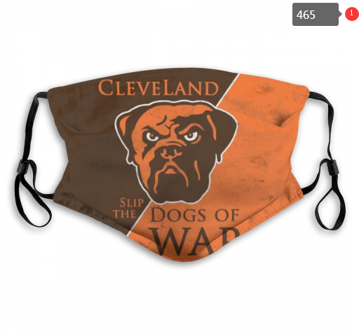 NFL Cleveland Browns #4 Dust mask with filter->nfl dust mask->Sports Accessory